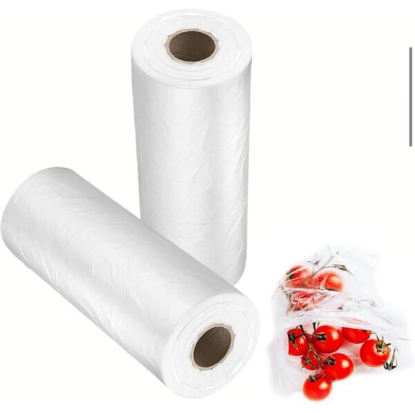 Clear Plastic Food Storage Rolls - Image 2