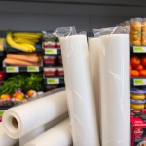 Clear Plastic Food Storage Rolls