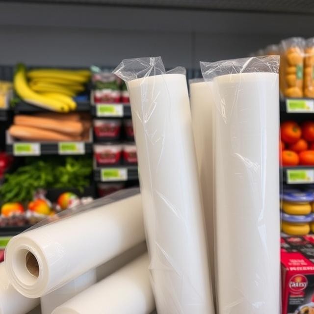 Clear Plastic Food Storage Rolls
